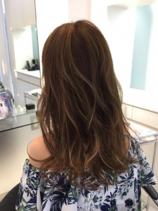 アッシュベージュ ハイライト 岡山 倉敷の美容院 ヘアーサロン 5c