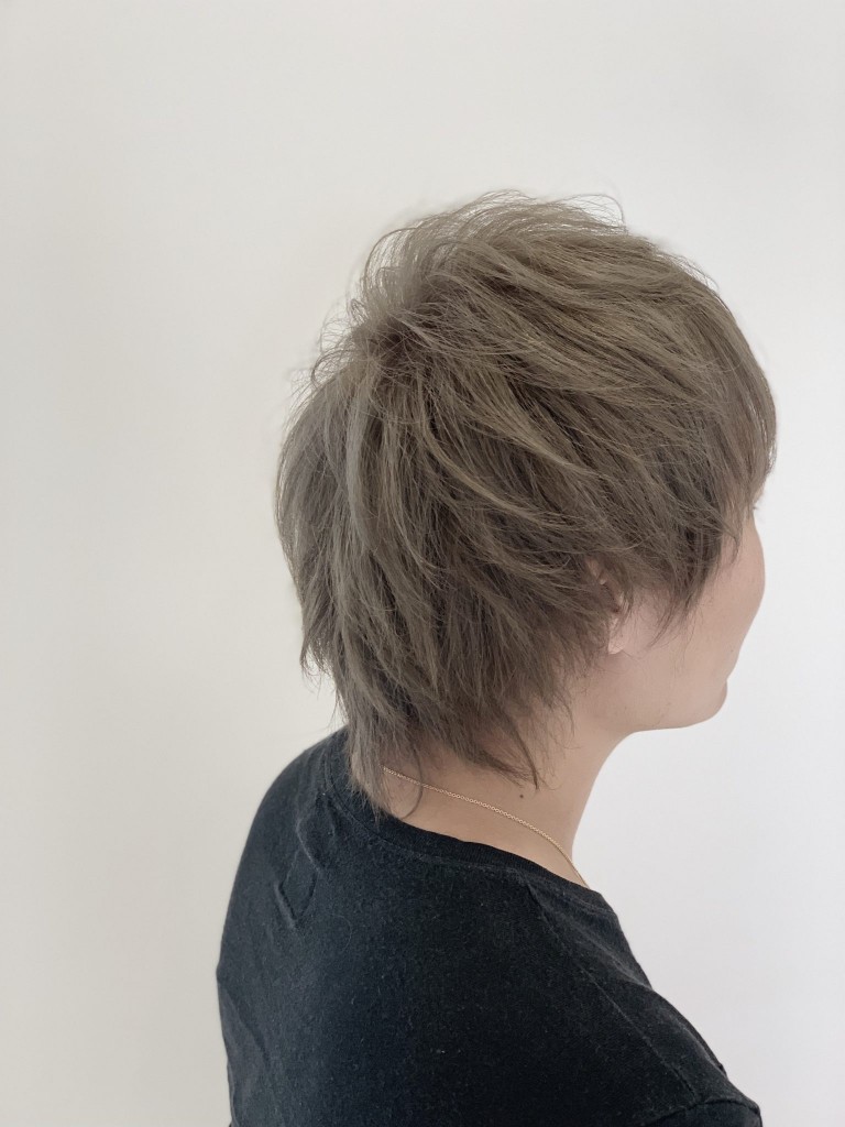 メンズサマーウルフカット 岡山 倉敷の美容院 ヘアーサロン 5c