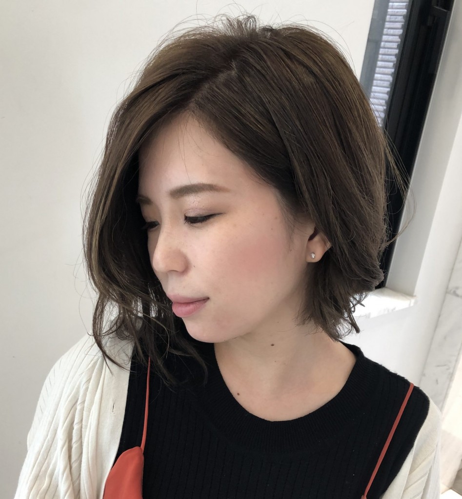 前下がりボブ 岡山 倉敷の美容院 ヘアーサロン 5c